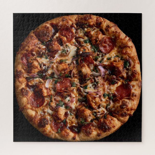 Puzzle Collection de pizzas gastronomiques (Vertical)