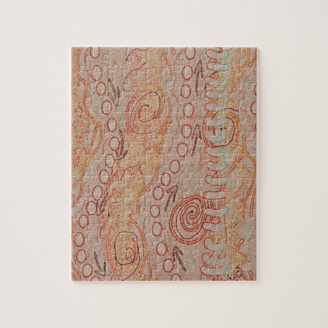 Puzzle Collection Echos de sable #1 Art autochtone (Vertical)