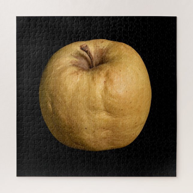 Puzzle Collection Élégante de Pommes sur Fond Noir (Vertical)
