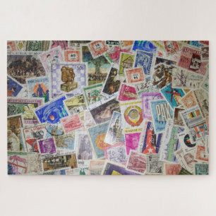 Puzzle Collection internationale de timbres