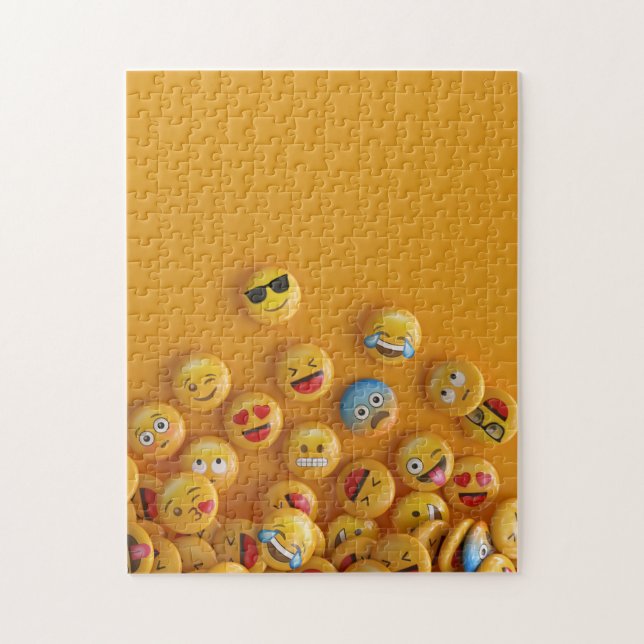 Puzzle Collection Orange Bliss Emoji (Vertical)