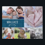 Puzzle Coller des photos avec nom de famille 5 photos<br><div class="desc">Collage Photos avec Nom de famille 5 Photos Jigsaw Puzzle Créer un cadeau unique et amusant avec notre Collage Photos avec Nom de famille 5 Photos Jigsaw Puzzle. Ce puzzle acrylique personnalisable vous permet d'ajouter cinq de vos photos de famille préférées et le nom de famille, ce qui en fait...</div>