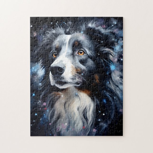 Puzzle Collie Bordure (Vertical)