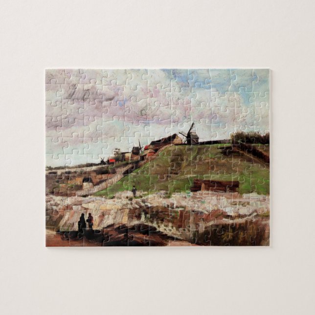 Puzzle Colline de Montmartre avec carrière par Vincent va (Horizontal)