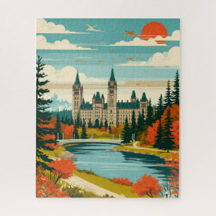 Puzzle Colline du Parlement et canal Rideau d'Ottawa