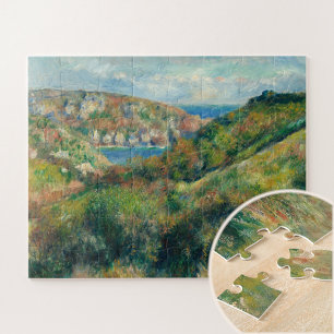 Puzzle Collines autour de la baie de Moulin Huet, Renoir