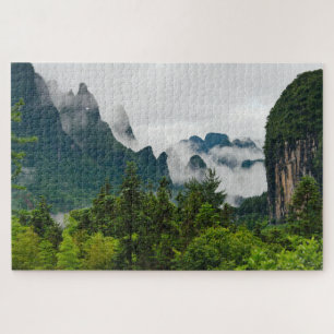 Puzzle Collines de calcaire Yangshuo, Guangxi, Chine