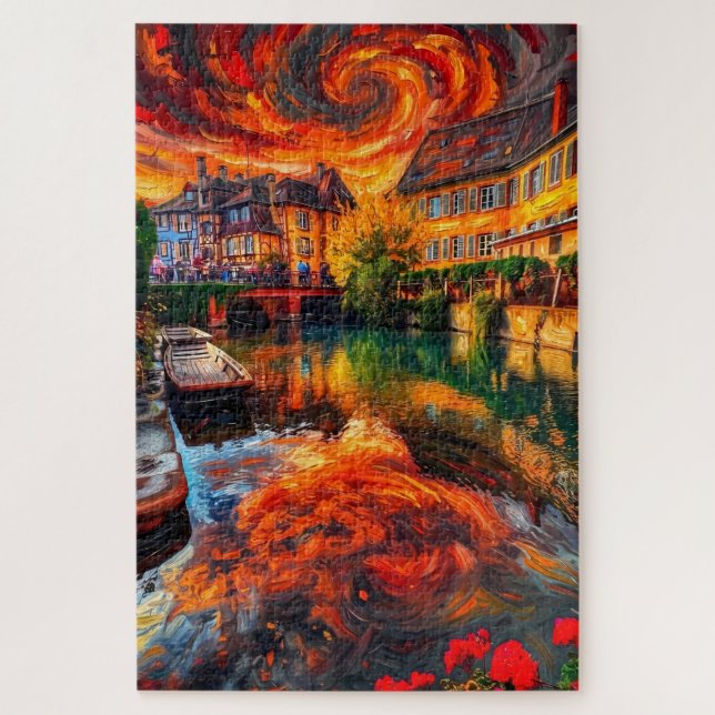 Puzzle Colmar Embers : Édition Galerie Solar Vortex (Vertical)
