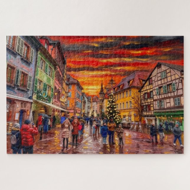 Puzzle Colmar Noël : Édition Galerie Solar Vortex (Horizontal)