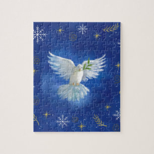 Puzzle Colombe de liberté, paix sur terre