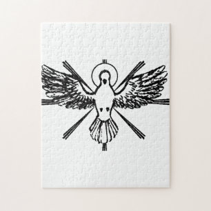 Puzzle Colombe du Saint-Esprit Confirmation Religieuse et