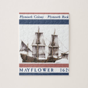 Puzzle colonie de Plymouth de la fleur printanière 10