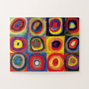 Puzzle Color Study by Wassily Kandinsky