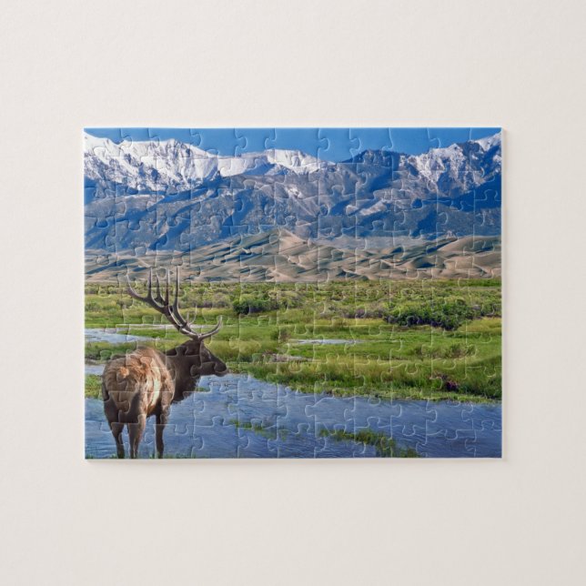 Puzzle Colorado Montagnes Rocheuses Elk (Horizontal)