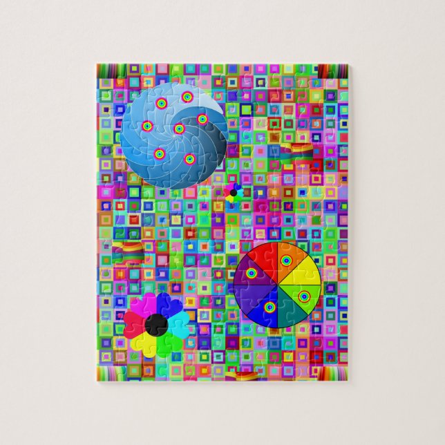 Puzzle coloré (Vertical)