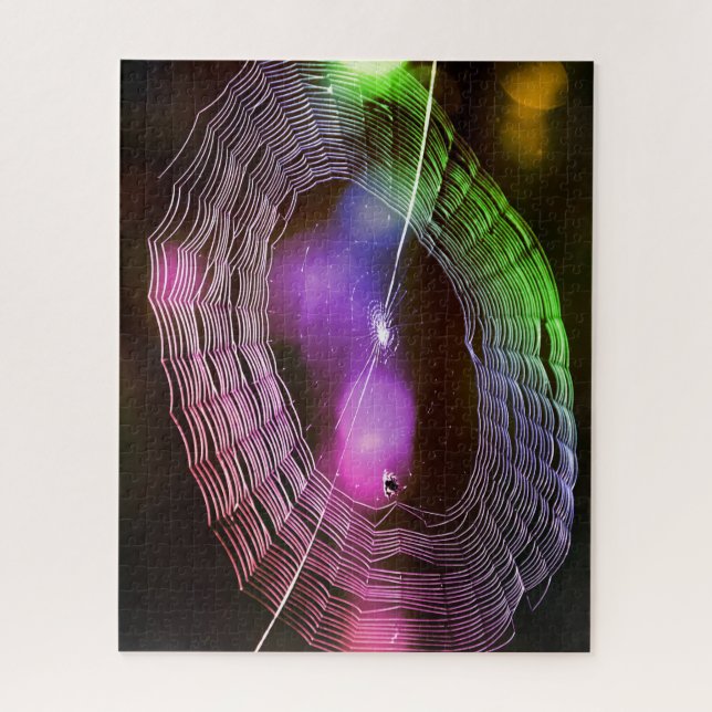 Puzzle Coloré et Amusant Toile d'Araignée Disco (Vertical)
