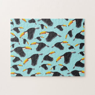 Puzzle Coloré Toucan Tropical Bird Motif
