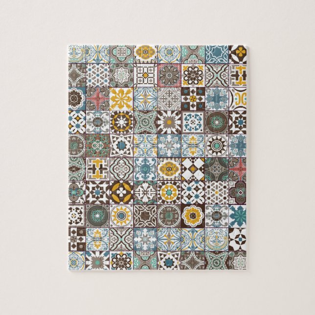 Puzzle Colored Moroccan (Vertical)