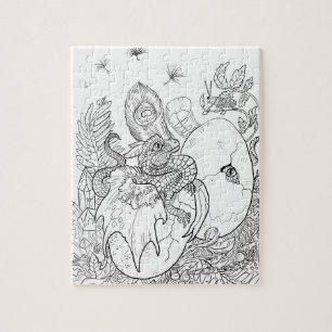 Puzzle Colorez votre propre dragon à éclos