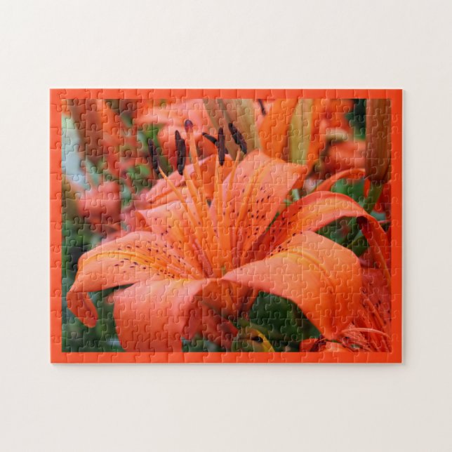 Puzzle [Colorful Flowers] Tiger Lily (Horizontal)