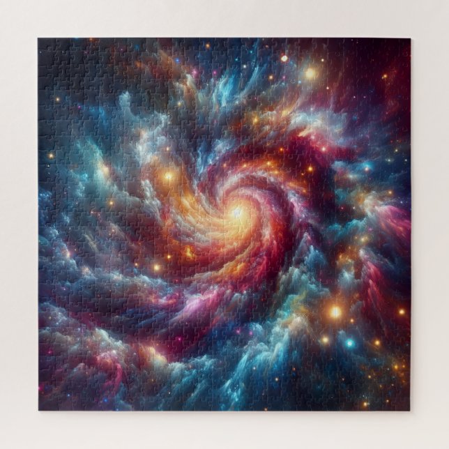 Puzzle Colorful Galaxy (Vertical)