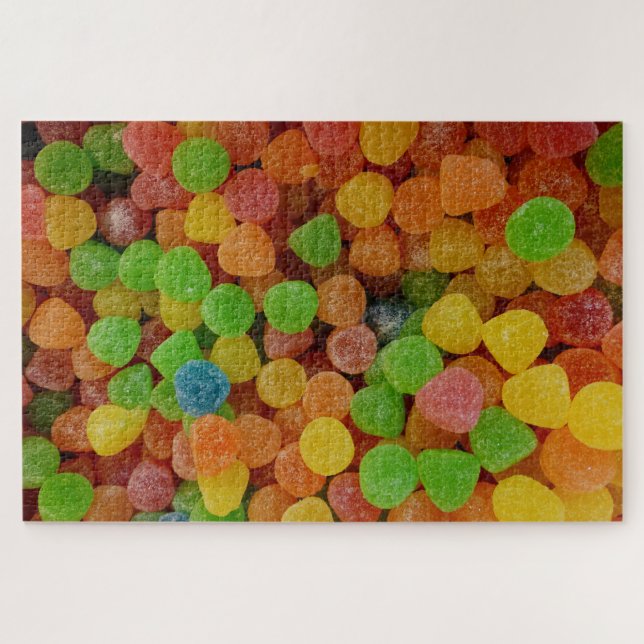 Puzzle Colorful Gumdrops Candy (Horizontal)