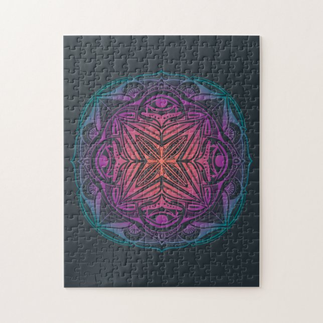 Puzzle Colorful Mandala (Vertical)