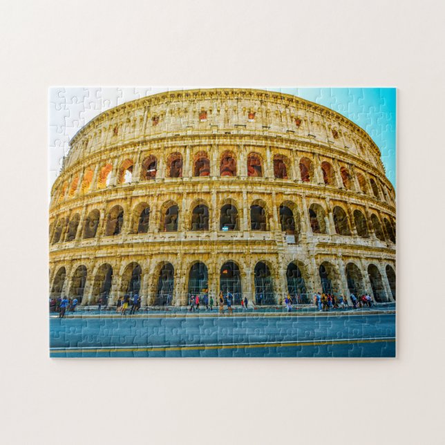 Puzzle Colosseum Rome becomes: Colisée Rome (Horizontal)
