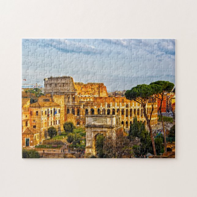 Puzzle Colosseum Rome becomes Colisée Rome. (Horizontal)