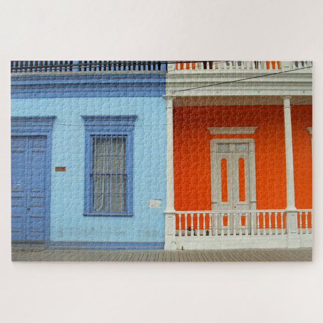 Puzzle Colourful Iquique street 1014-pc (Horizontal)