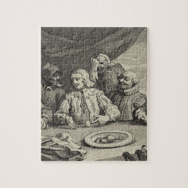 Puzzle Columbus cassant l'oeuf (Christophe Colomb) (Vertical)