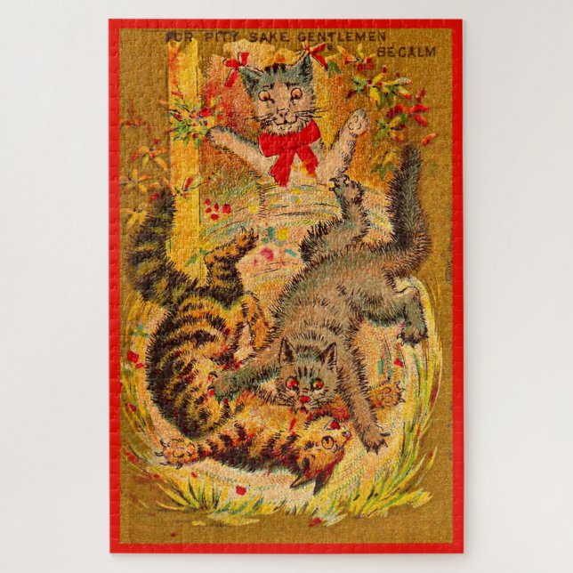 Puzzle combat de chat (Vertical)