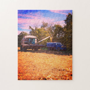 Puzzle Combiner pendant la récolte d'automne