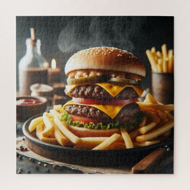 Puzzle Combo Cheeseburger (Vertical)