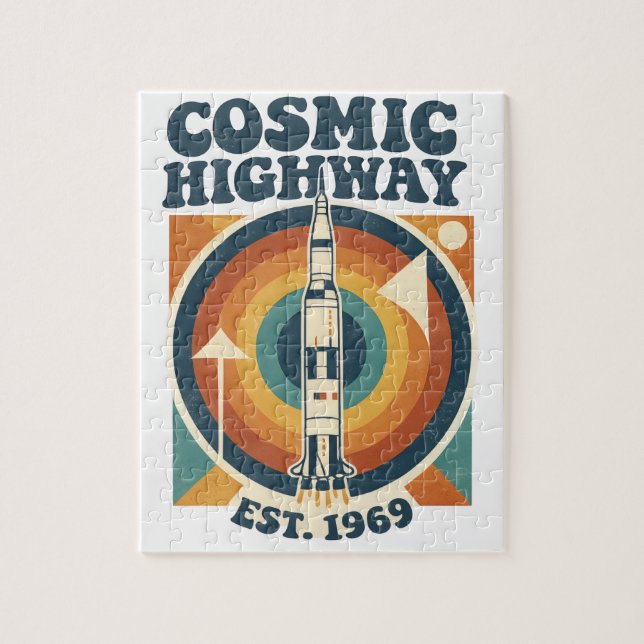Puzzle Comic Highway – Pop Art pour les Amateurs de Bande (Vertical)