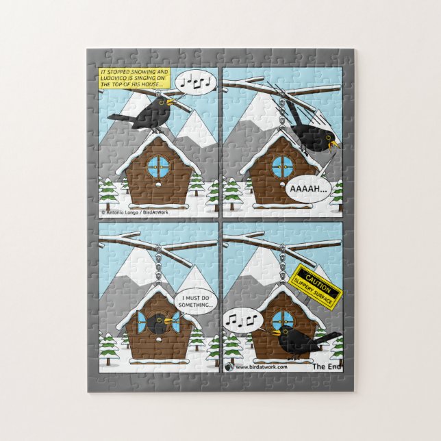 Puzzle Comique de sécurité d'abord (Vertical)