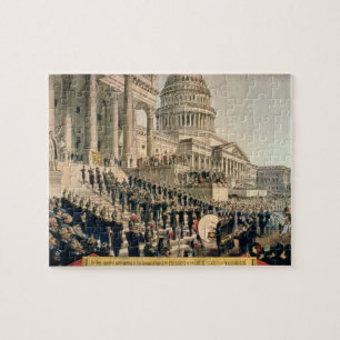 Puzzle Comme ils ont semblé participants à l'inauguration