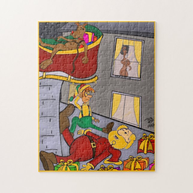 Puzzle Comment Père Noël A Rencontré Mme Père Noël Jigsaw (Vertical)