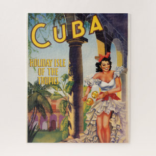 Puzzle Commission Touristique Vintage Cuba Tropiques Voya