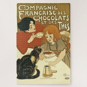Puzzle Compagnie française Chocolat 1895 Annonce d'âge