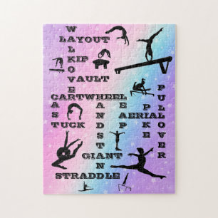 Puzzle Compétences en gymnastique féminine Pastel Stars M