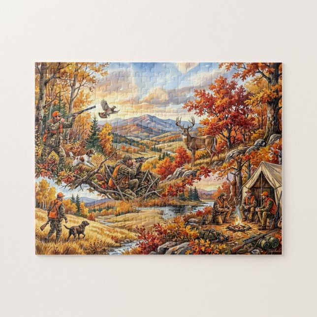 Puzzle Compilation de chasse automnale (Horizontal)