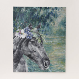 Puzzle Compilation Monet Morning Seine et Black Horse