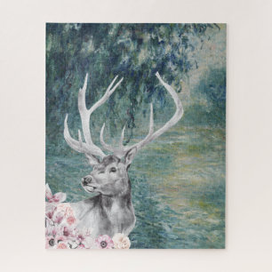 Puzzle Compilation Monet Morning Seine et Fancy Stag
