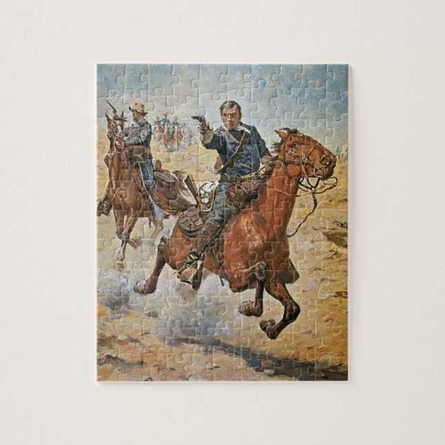 Puzzle Complètement Sure : un soldat de la cavalerie des (Vertical)