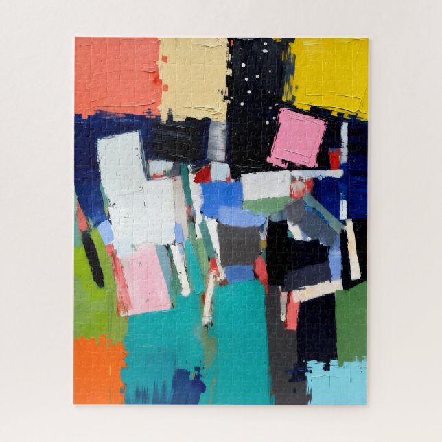 Puzzle Composition d'œuvre d'art abstrait  (Vertical)