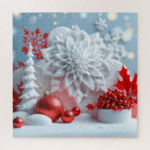 Puzzle Composition Fleur d'Hiver