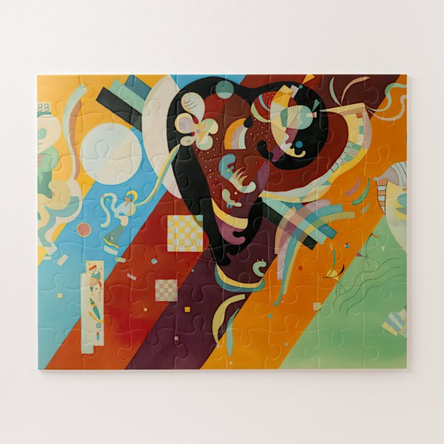 Puzzle Composition IX, Wassily Kandinsky (Horizontal)
