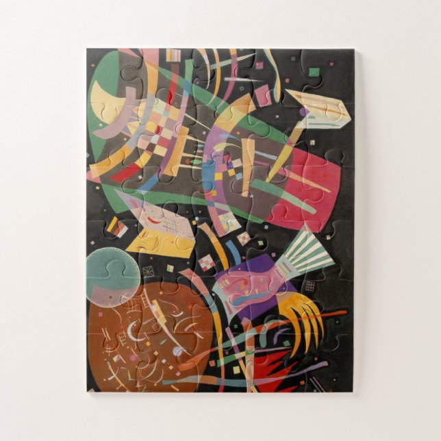 Puzzle Composition Kandinsky 10 Peinture Abstraite (Vertical)