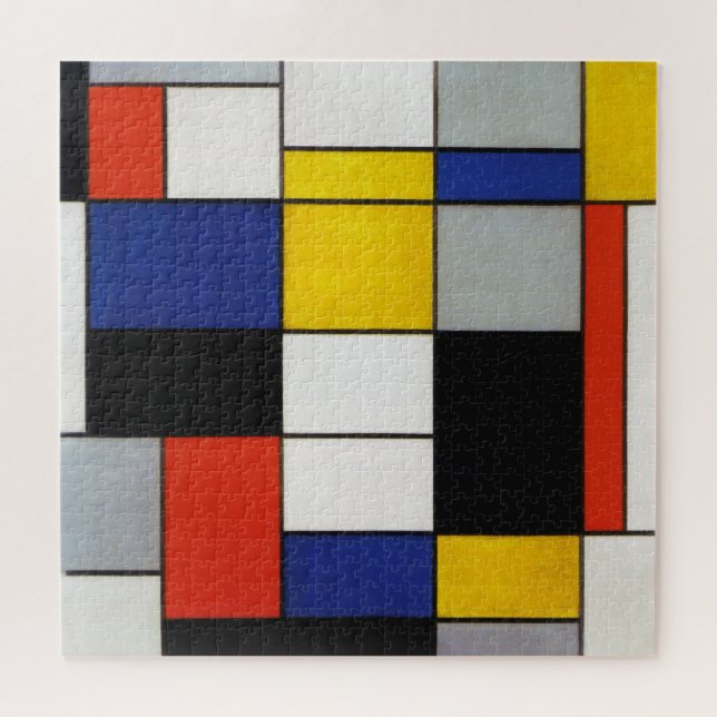 Puzzle Composition, Mondrian (Horizontal)